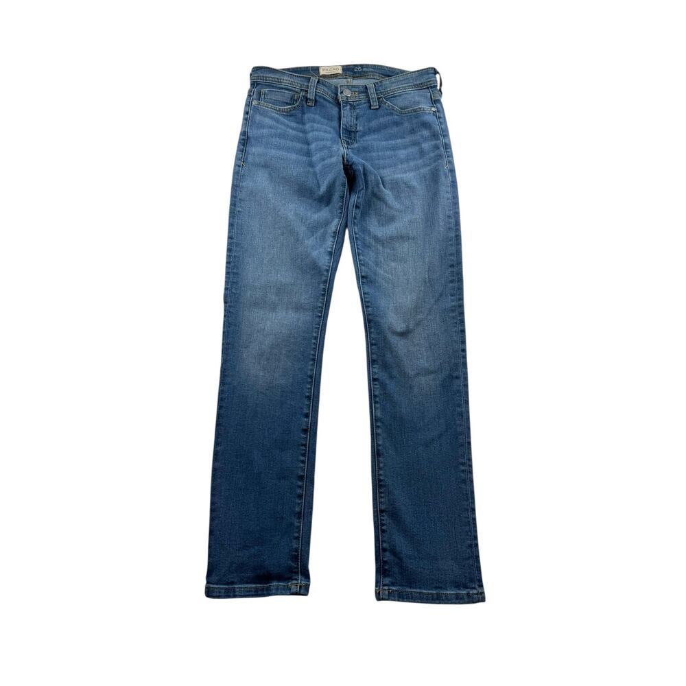 Anthropologie Pilcro Slim Boyfriend Jeans 25 Medium Wash Classic Mid Rise Casual